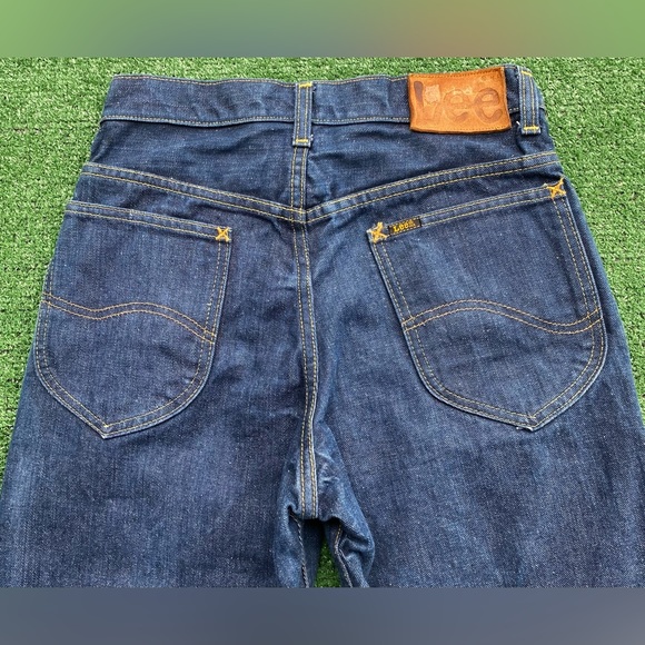 VTG 60’s LEE Riders Sanforized Leather Label Jeans Men’s SZ 27”x 30” Union Made - Picture 10 of 12